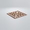 Ekena Millwork Small Harlingen Decorative Fretwork Wood Wall Panels, Alder, 11 3/8"W x 11 3/8"H x 3/8"T WALW12X12X0375GLNAL - alternate 2